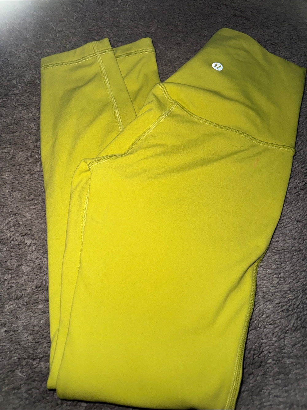 lululemon athletica Kids' Neon Yellow Leggings